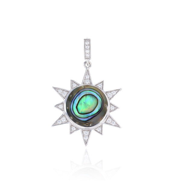 Abalone Sunburst Pendant