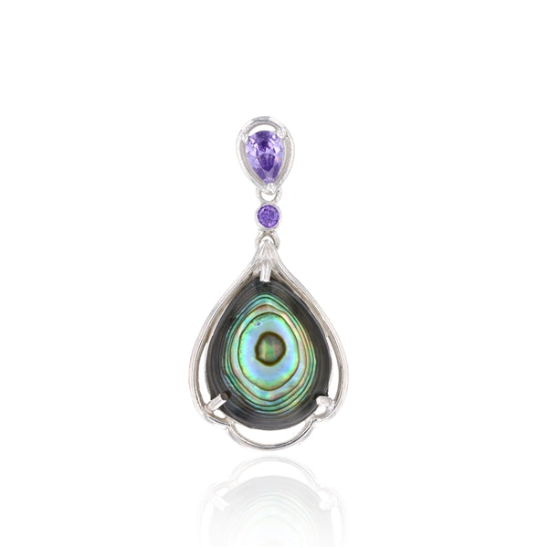Abalone Teardrop Pendant