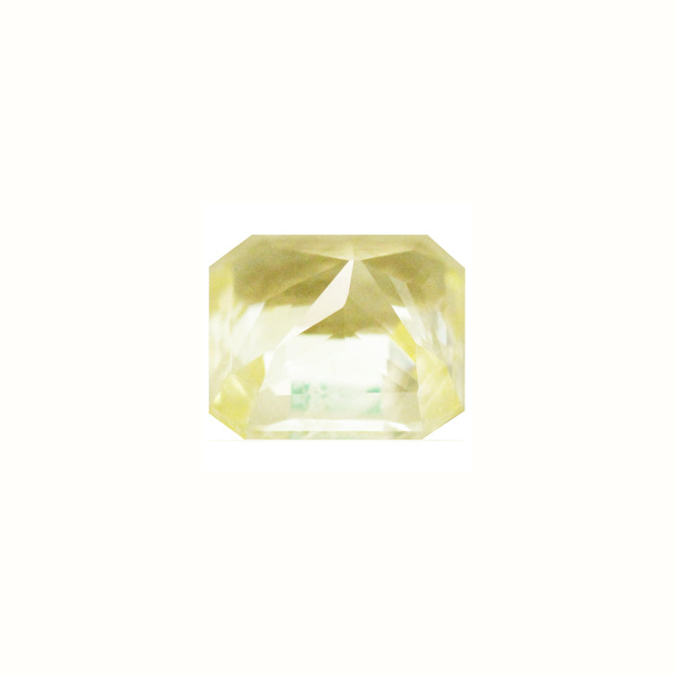 Yellow Sapphire Emerald CutUntreated 1.12 cts.