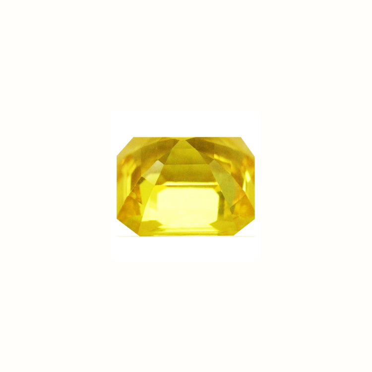 Yellow Sapphire Emerald Cut 1.25 cts.