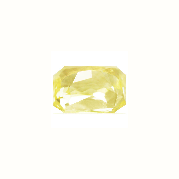 Yellow Sapphire Emerald Cut Untreated 1.08 cts.