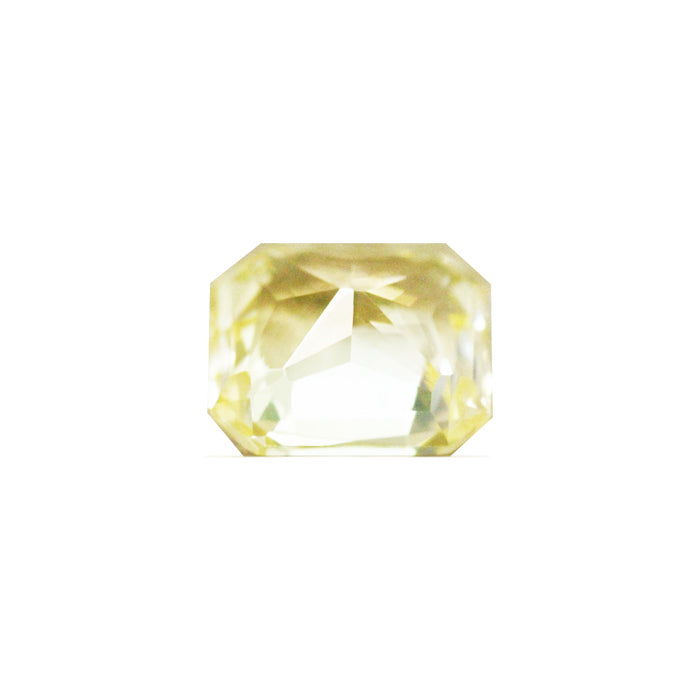 Yellow Sapphire Emerald Cut Untreated 1.64cts.