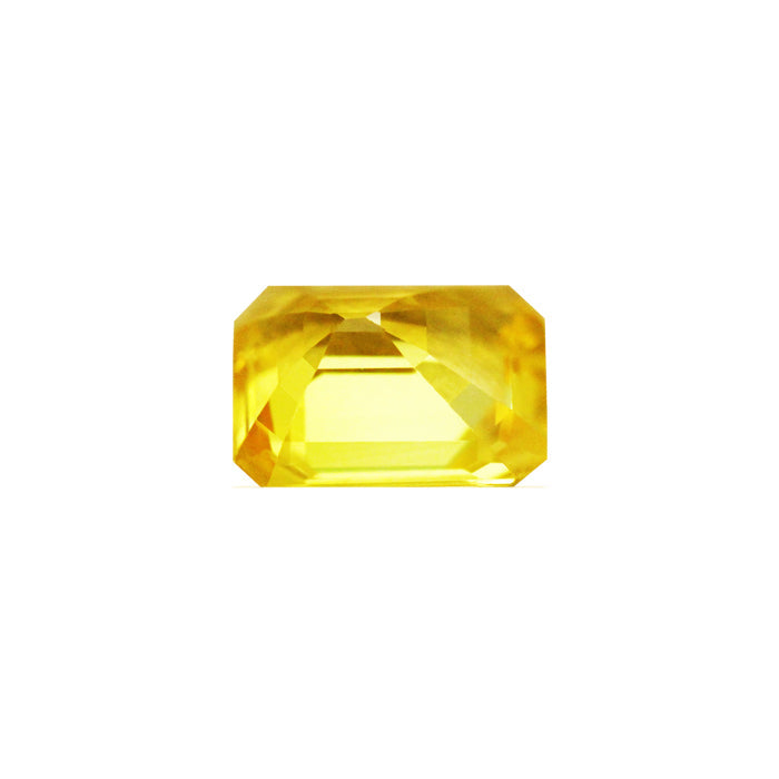 Yellow Sapphire Emerald Cut 1.68 cts.