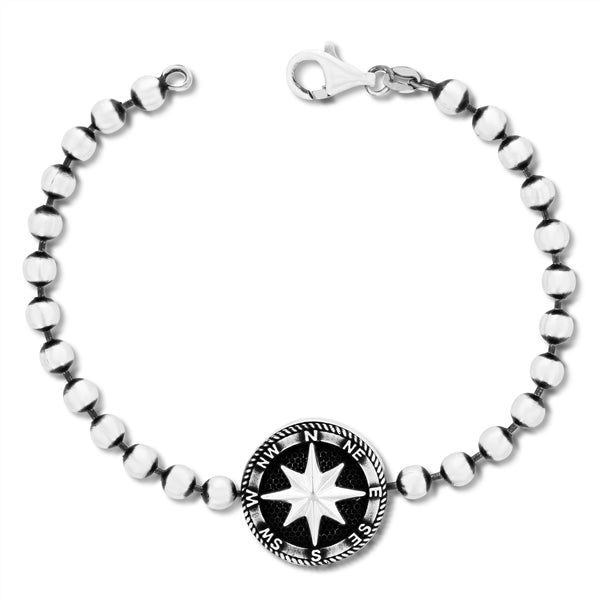 Bead with Compass Bracelet