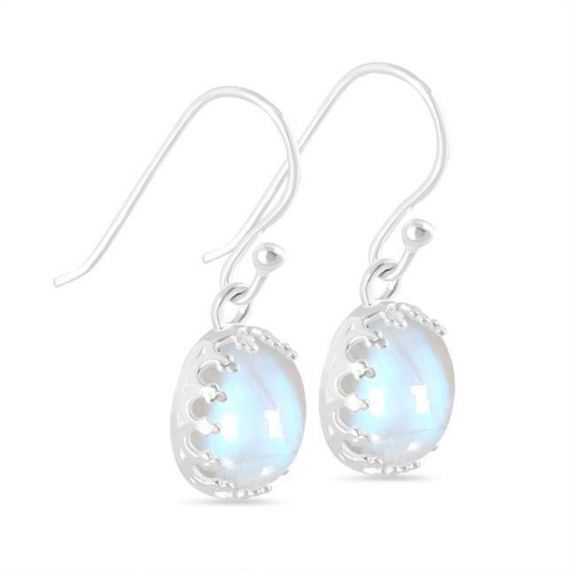 Cap style Moonstone Earring