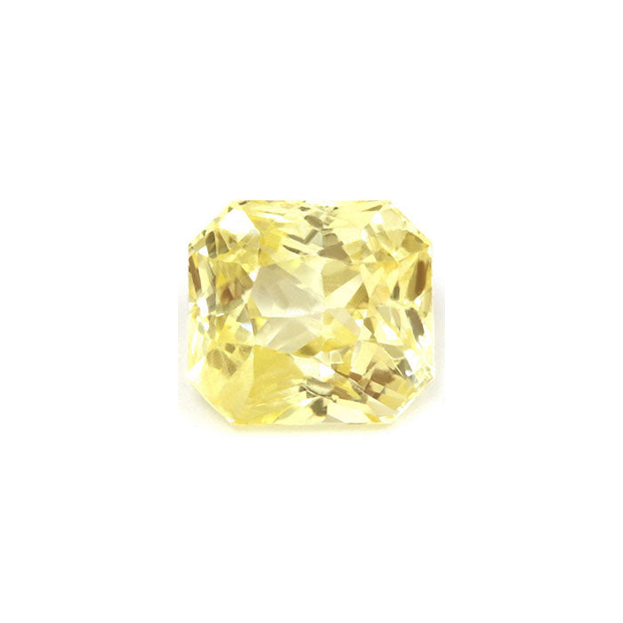 Yellow Sapphire Emerald Cut Untreated 1.79 cts.