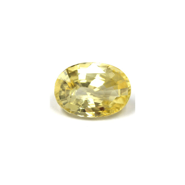 Yellow Sapphire Oval GIA Certified Untreated 4.28cts.