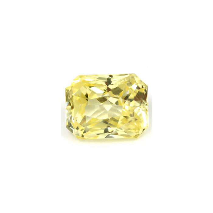 Yellow Sapphire Emerald Cut Untreated 1.59cts.