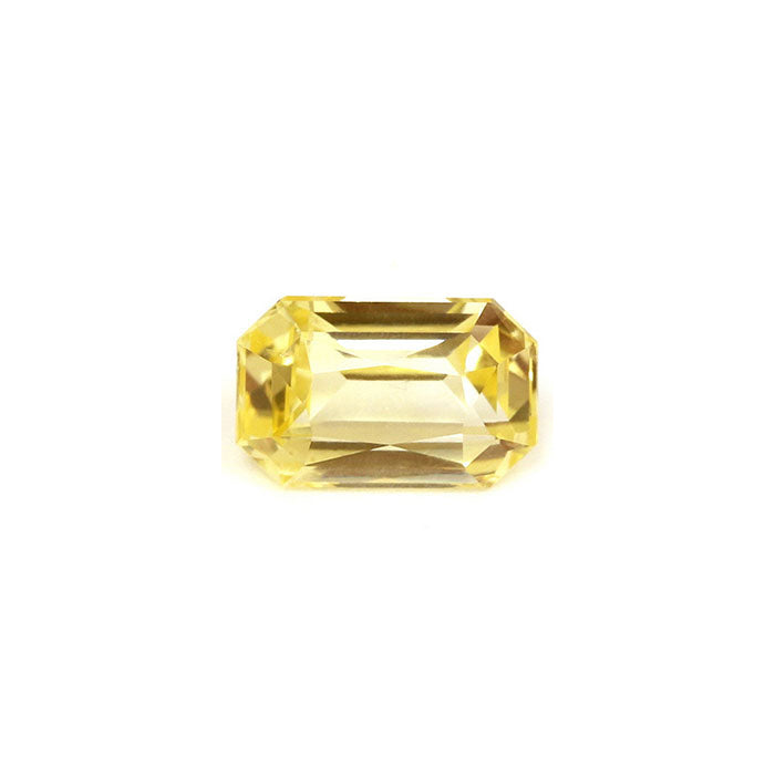 Yellow Sapphire Emerald Cut 1.23cts.