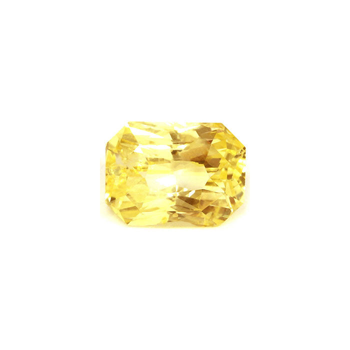Emerald Cut Yellow Sapphire Untreated 2.16 cts.