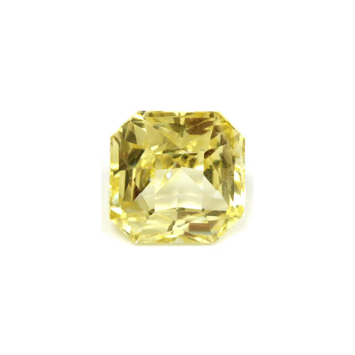 Yellow Sapphire Emerald Cut Untreated 1.54cts.