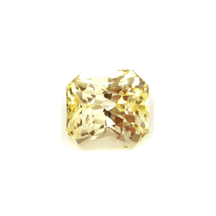 Yellow Sapphire Emerald Cut Untreated 1.58cts.