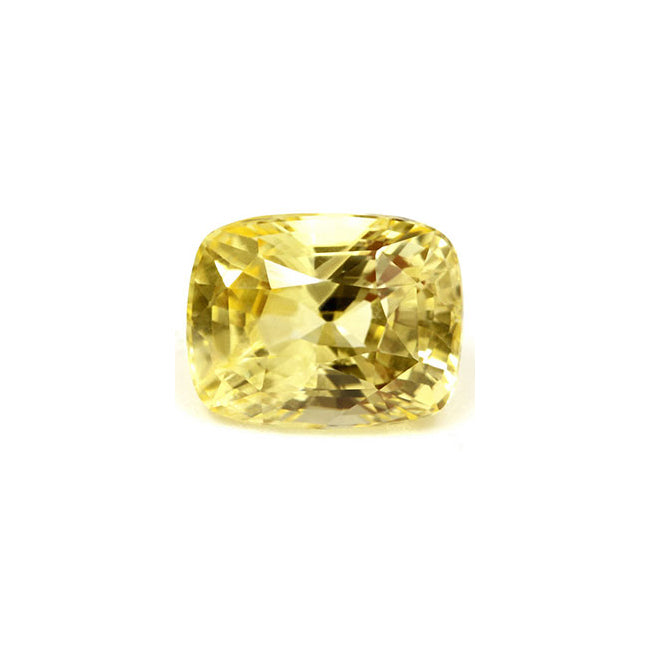 Yellow Sapphire Cushion Untreated 2.58 cts.