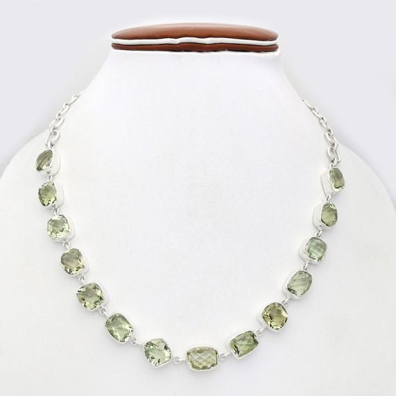Green Amethyst Necklace