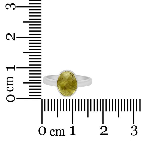 Green Garnet Ring