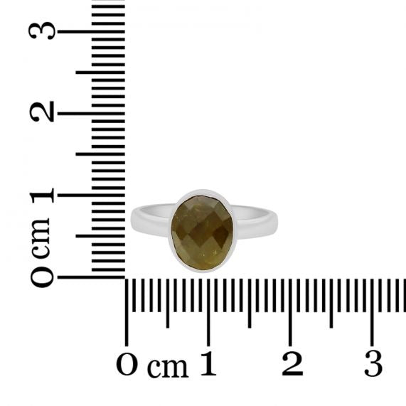Green Garnet Ring