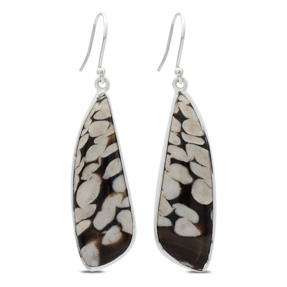 Wood Jasper Earring