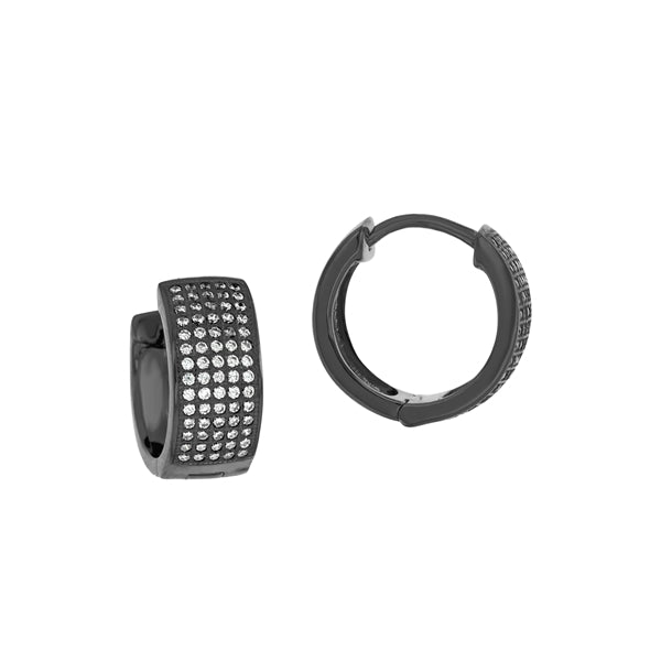 Pave Huggie Earring