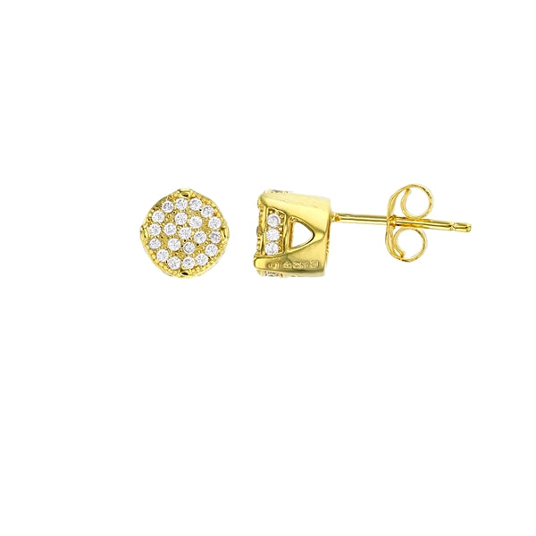 Dazzling Gold Stud Earring