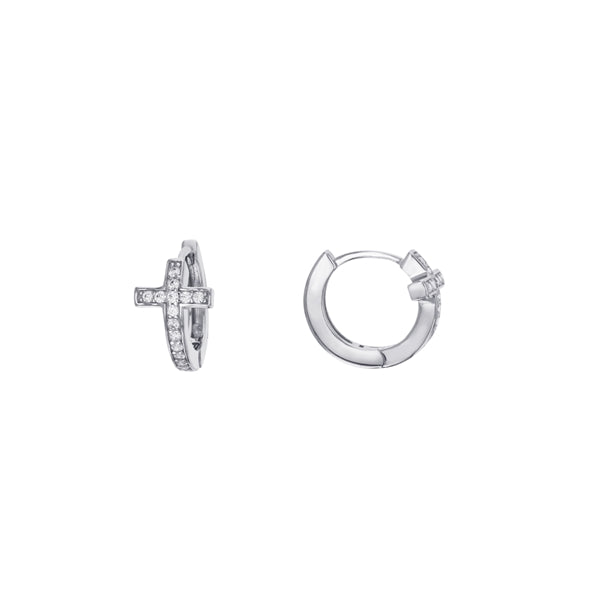 CroSS Huggie Earring