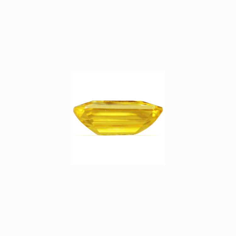 Yellow Sapphire Emerald Cut 1.55 cts.