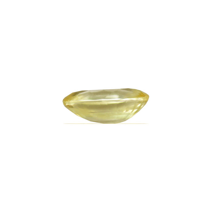 Yellow Sapphire Oval GIA Certified Untreated 3.01 cts.
