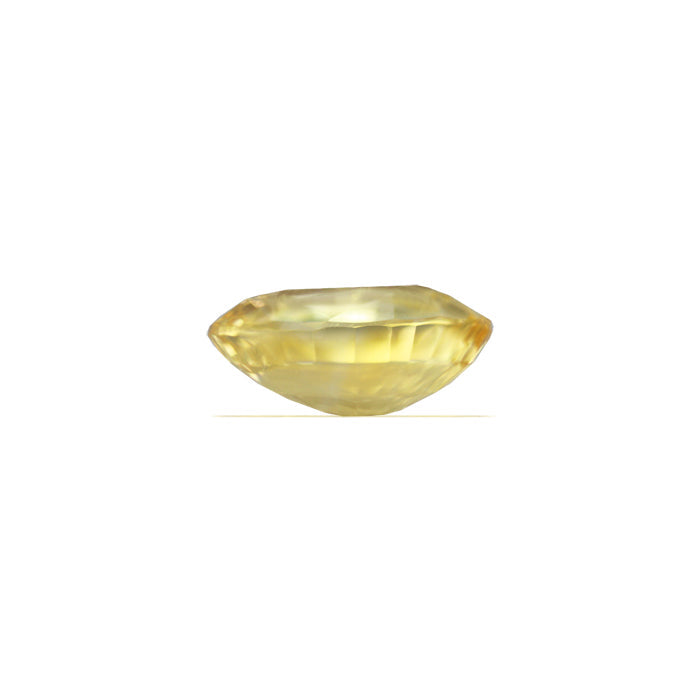 Yellow Sapphire Oval GIA Certified Untreated 2.80cts.