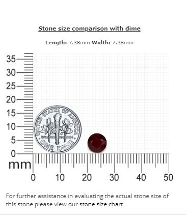 Ruby Round GIA Certified Untreated 2.10 cts.