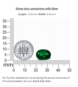 Emerald Oval GIA Certified 5.65 cts