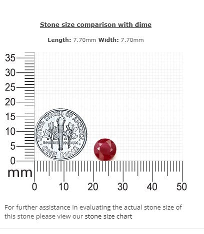 Ruby Round GIA Certified 1.88 cts.