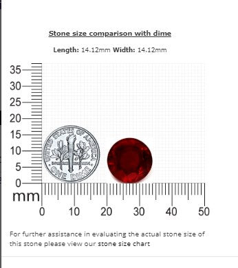 Ruby Round Composite 15.45 cts.