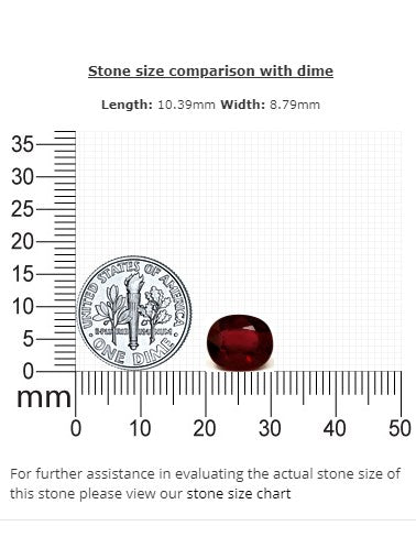 Ruby Oval Composite 4.01 cts.