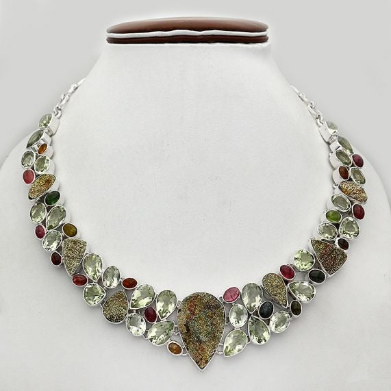 Spectro Pyrite Druzy Multi Gemstone
