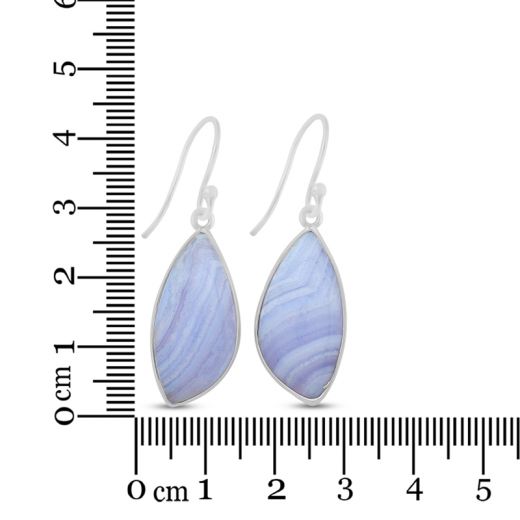 Blue Lace Agate Earring