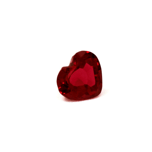 Ruby  Heart Untreated 0.49 cts.