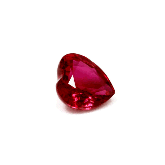 Ruby  Heart  Untreated 0.60 cts.