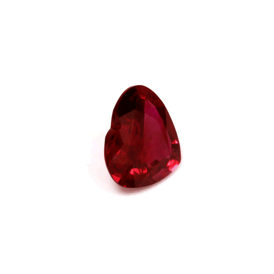 Ruby  Heart GIA Certified Untreated 1.08 cts.