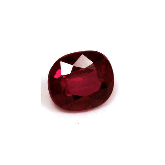 Ruby Cushion  GIA Certified Untreated 1.12 cts.