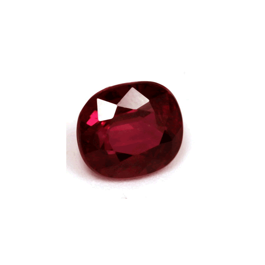 Ruby  Cushion  Untreated 0.75 cts.