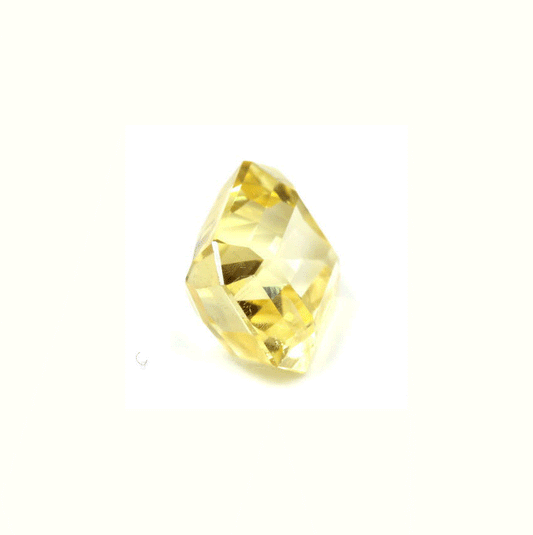 Yellow Sapphire   Emerald Cut Untreated 1.12 cts.