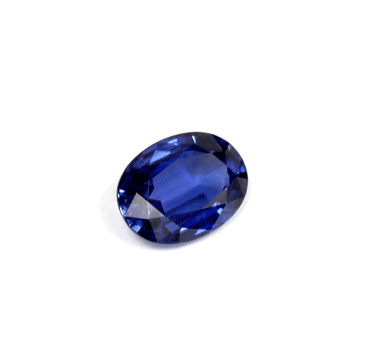 BLUE  SAPPHIRE Oval GIA Certified Untreated 1.34 cts.