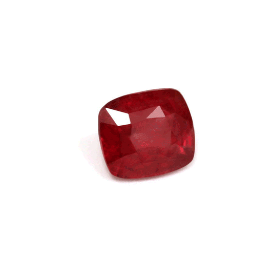 Ruby Cushion  GIA Certified Untreated 1.54 cts.