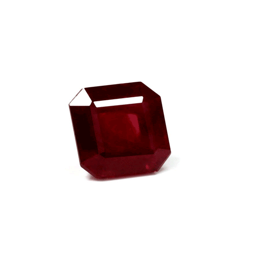 Emerald Cut  Ruby GIA Certified 1.74 cts.