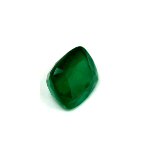 Emerald  Cushion  GIA Certified Untreated 1.98 cts.