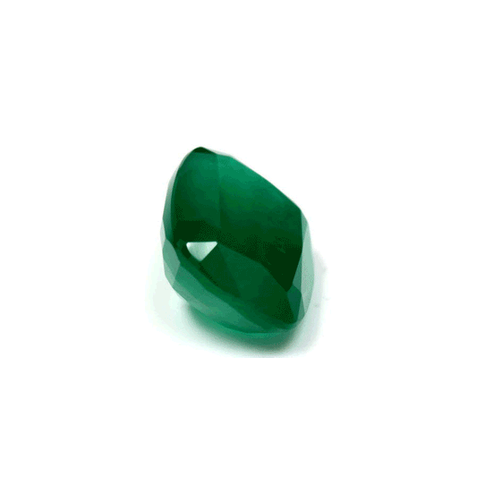 Emerald  Cushion GIA Certified 11.32 cts.