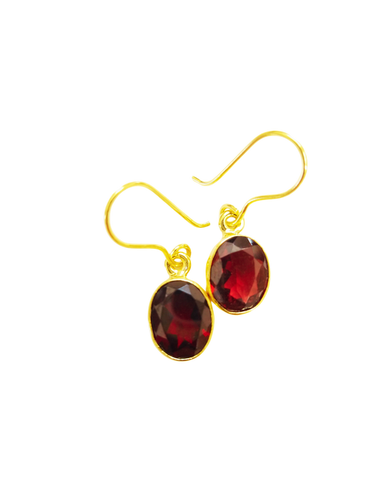 Shimmering Red Garnet