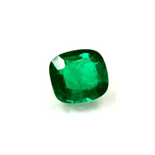 0.89 cts. Emerald Cushion GIA Certified