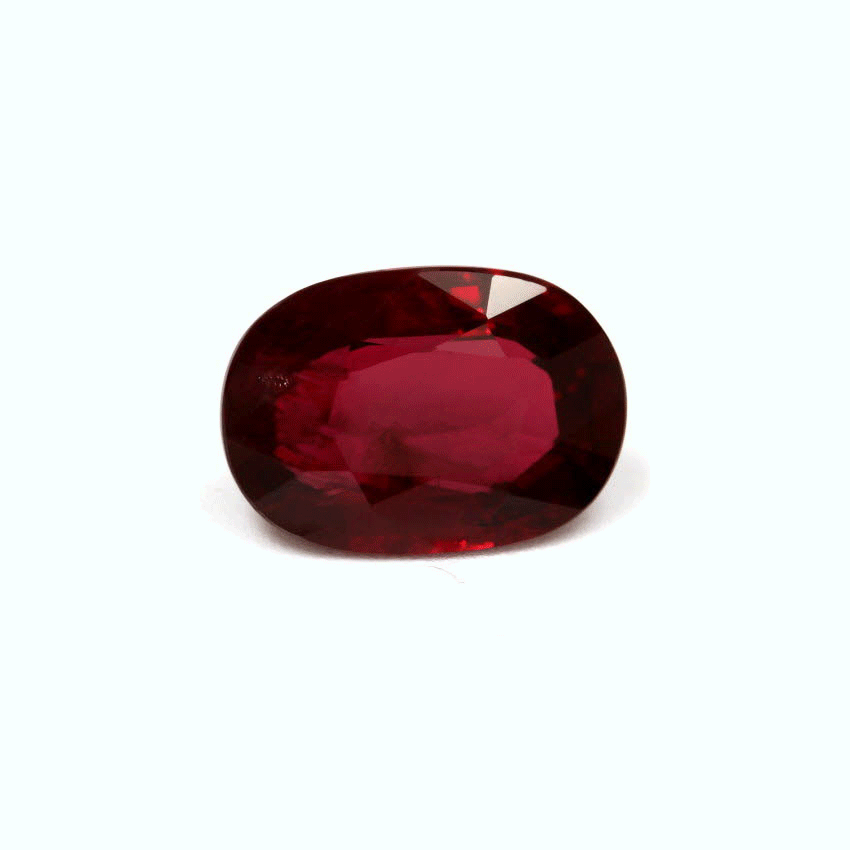Ruby Oval GIA Certified Untreated  3.51 cts.