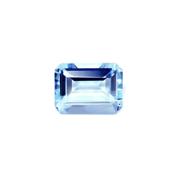 AQUAMARINE Emerald Cut 5.19 cts.