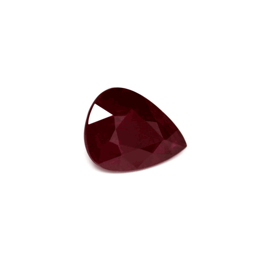 Ruby Pear GIA Certified  5.10 cts.